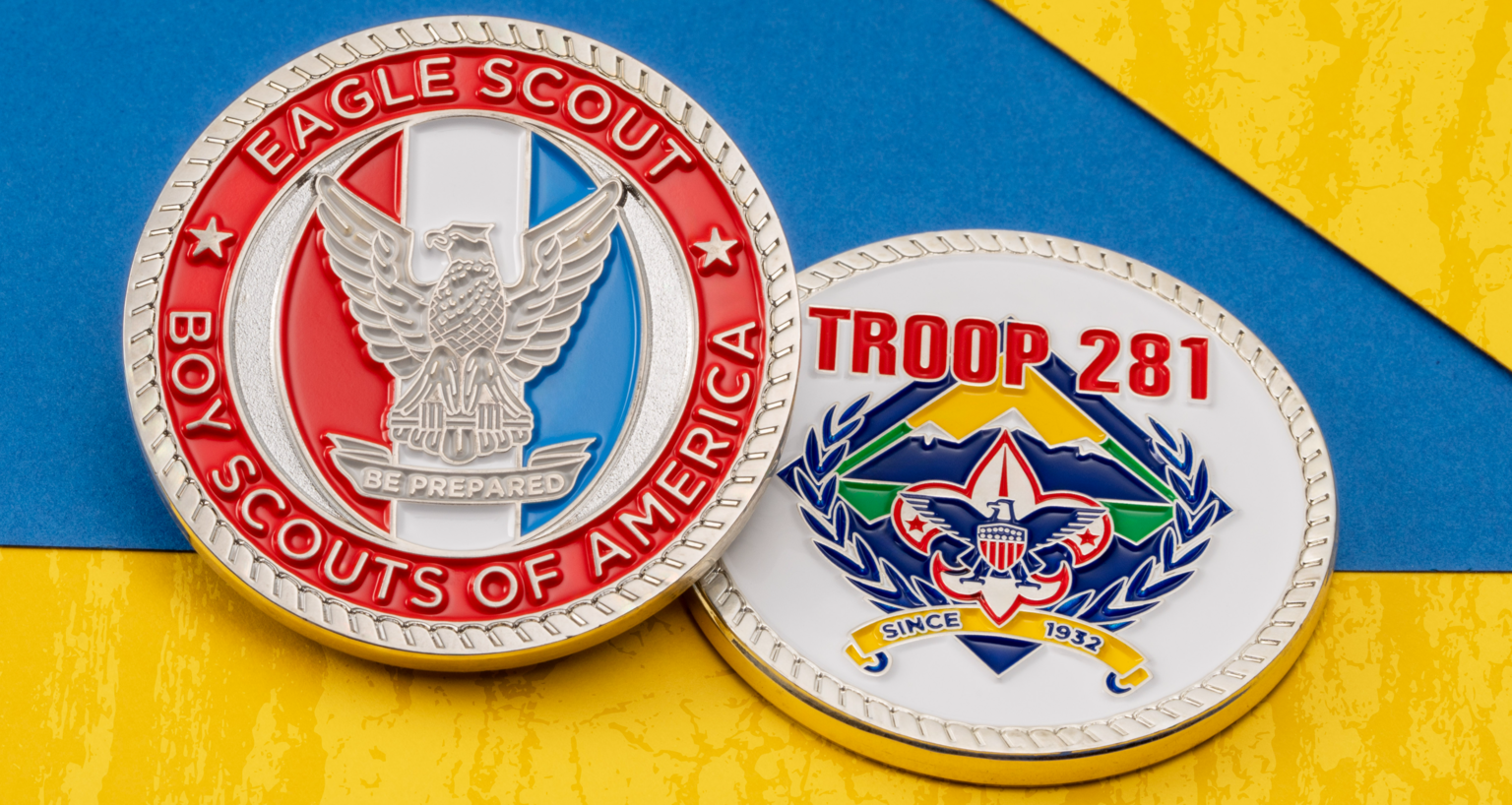 Soft Enamel On Both Sides - Challenge Coins