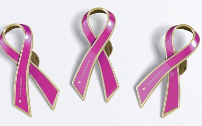 Using Custom Pins for Cancer Awareness