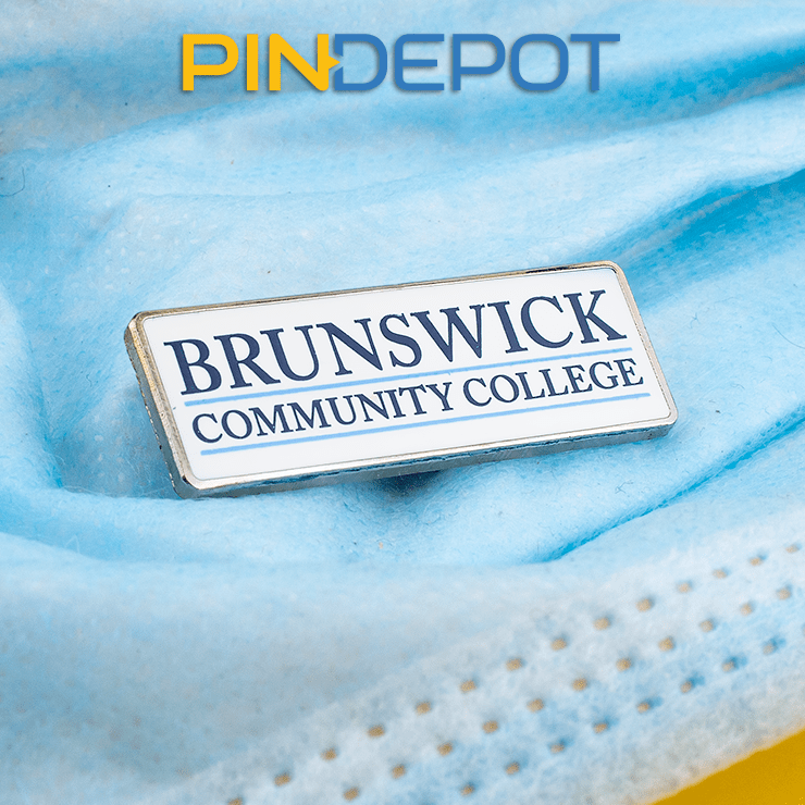 Brunswich-Community-College-Silk-screen-lapel-pin